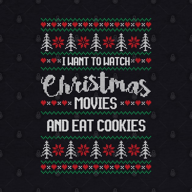 I want to watch Christmas movies and eat cookies by StarsHollowMercantile